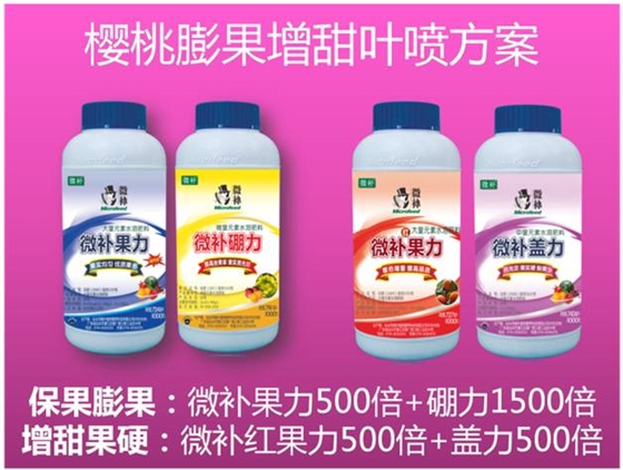 櫻桃用什么葉面肥？